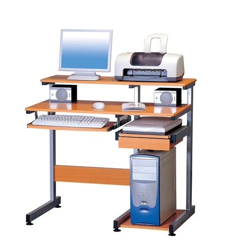Compact computer desks are specifically designed with a small footprint to fit into your space. Compact Computer Desk by RTA Products in Desks and Hutches