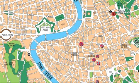 Rome Carte Et Image Satellite