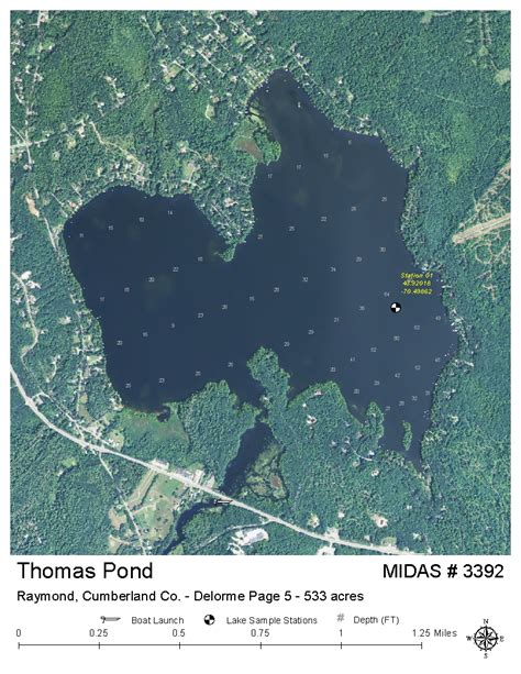 Lake Overview Thomas Pond Casco Raymond Cumberland Maine Lakes