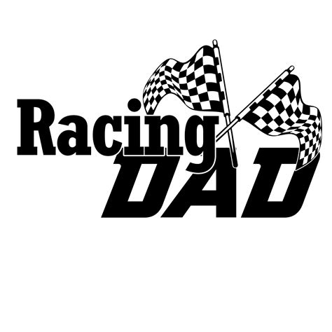 Print vinyl letters and numbers stickers, your company logo or cute anime stickers. Racing Dad Sports Vinyl Decal