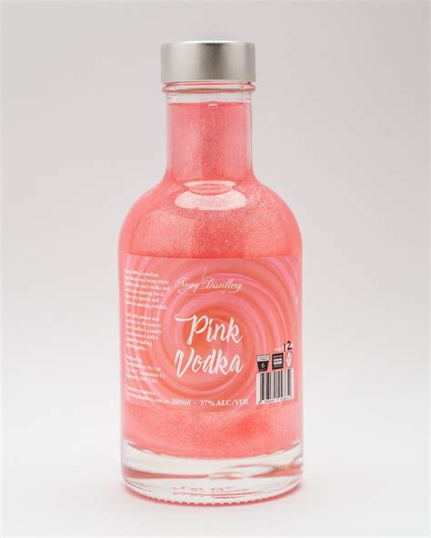 Pink Shimmer Vodka Stunning Glittery Vodka Newy Distillery