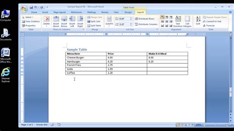 How To Quickly Insert Rows In Word Table
