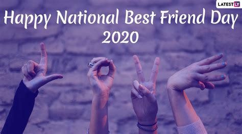 On this day, you can express your love for your biggest support system, your best friend. National Best Friend 2020 Day Images & HD Wallpapers for ...