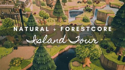 Natural Forestcore Island Tour Animal Crossing New Horizons Youtube