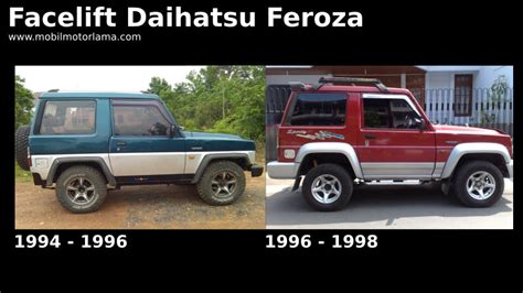 Jenis Dan Perbedaan Daihatsu Taft Hiline Dan Feroza Jamanlogi