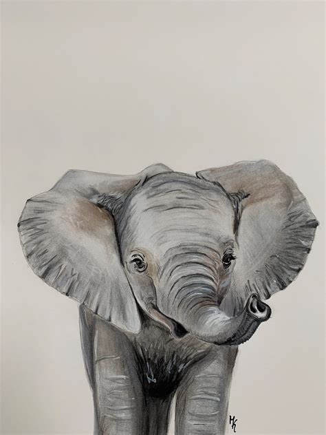 Süßes Tier Baby Elefant Kinderzimmer print Kunstdruck Etsy de