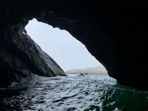 Paddle Into These Otherworldly Sea Caves On The Northern California