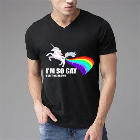 Mens Lgbt Pride Gay Flag Unicorn Rainbow T For Gay Man Shirt Hoodie Sweater Longsleeve T Shirt