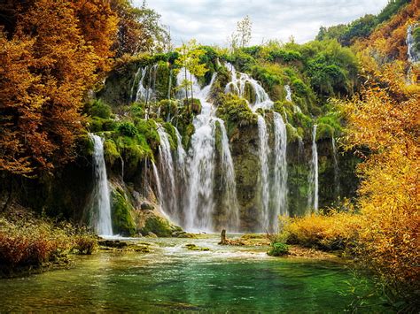 1170x2532px Free Download Hd Wallpaper Waterfalls Plitvice Lakes