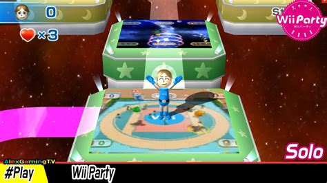Wii Party All Mini Games Solo 챌린지로드 Intermediate Mode Player Tok