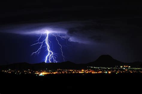 Lightning Over Naco Arizona Photograph By John Forrey Fine Art America
