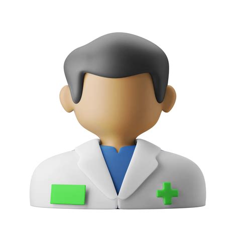 Doctor Man Character Avatar 3d Icon Illustration 11098091 Png