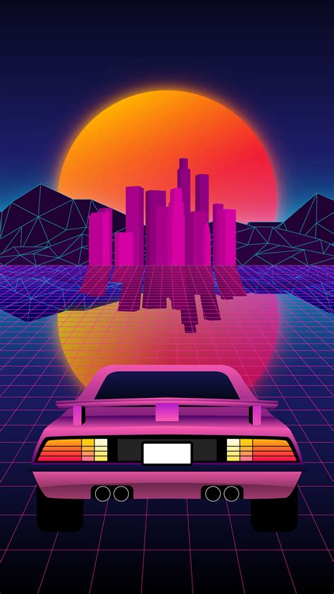 🔥 Free Download Outrun Sunset On Behance 1200x2133 For Your Desktop