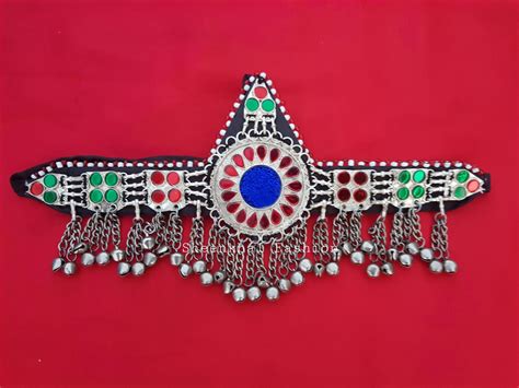 Afghan Traditional Hand Made Jewelry Afghani Head Piece Mathapati