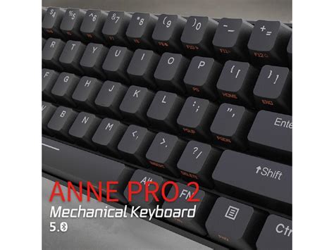 Anne Pro Mechanical Gaming Keyboard True Rgb Backlit Wired Wireless Bluetooth Pbt