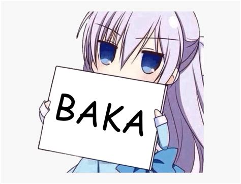 Anime Emoji For Discord Anime Baka Hd Png Download Kindpng