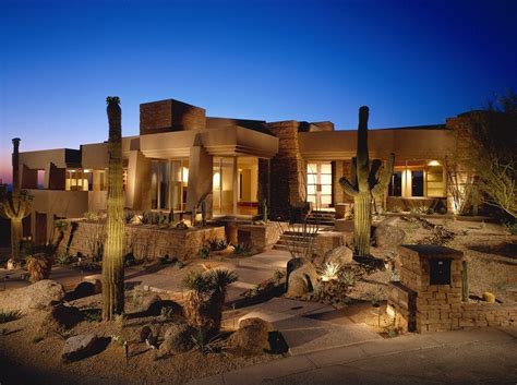 Arizona House Love The Landscape Lighting Modern Desert Desert Oasis