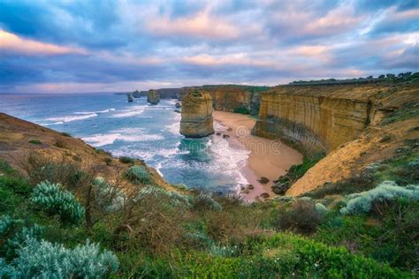 Twelve Apostles At Sunrise Great Ocean Road In Victoria Australia