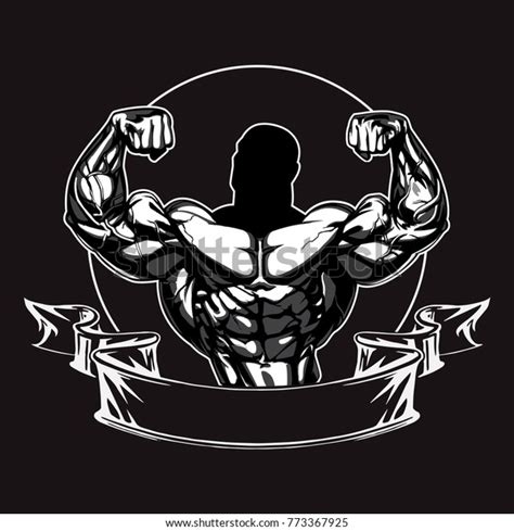 Illussion Symbol Bodybuilder Gym Logo