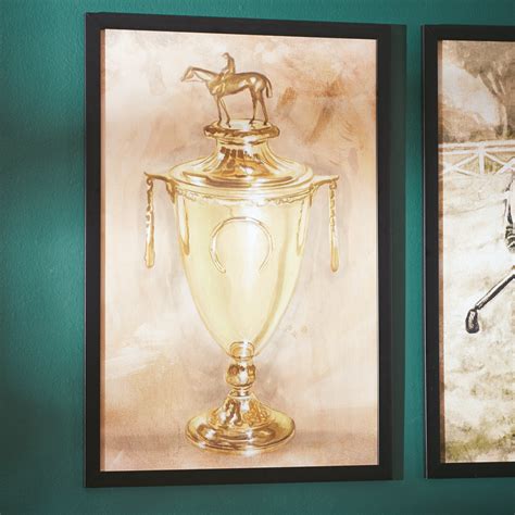 Three Posts Trophy Of Trophies Framed Painting Print On Canvas