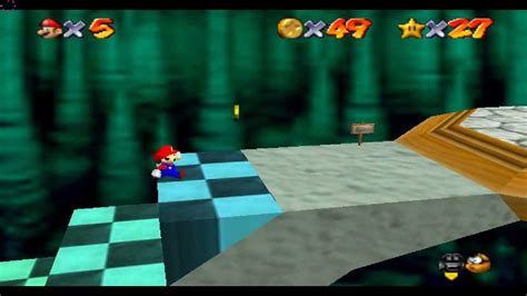 Super Mario 64 Secret Stars 05 Bowser In The Dark World Youtube