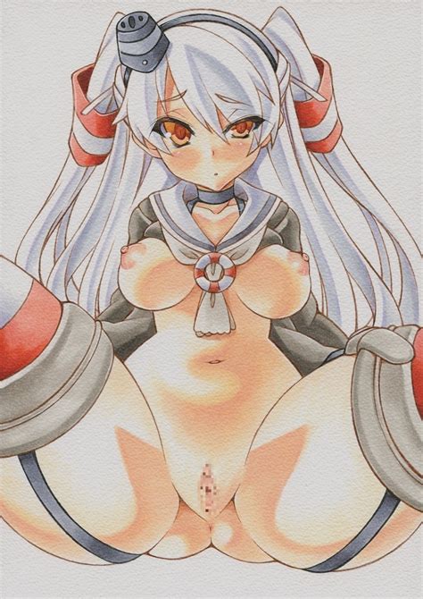 Rule 34 Amatsukaze Kantai Collection Anus Blush Breasts Censored