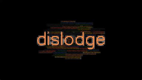 Dislodge Past Tense Verb Forms Conjugate Dislodge