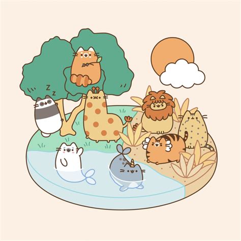 Pusheen Pusheen Cute Pusheen Cat Cute Cartoon Wallpapers