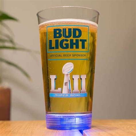 Bud Light Goal Synced Glass Shelly Lighting