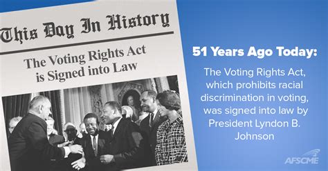 The Voting Rights Act At 51 Why It Must Be Restored To Its Full Power
