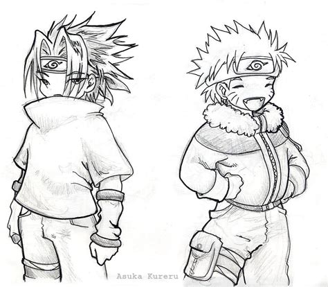 Naruto And Boruto 16 Naruto Drawing Easy Chibi Png