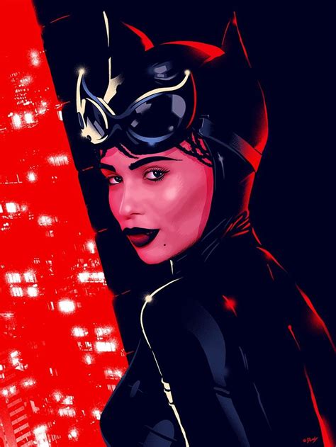 The Batman Catwoman Art By Doaly Batman And Catwoman Black Cat