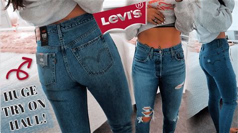 huge levi s jeans try on haul everything you need to know about levi s jeans youtube