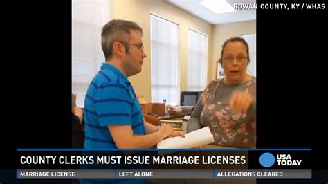 Judge Ky Clerk Must Issue Gay Marriage Licenses