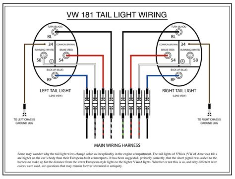 3 wire led tail light wiring diagram | free wiring diagram collection of 3 wire led tail light wiring diagram. TheSamba.com :: Thing/Type 181 - View topic - Head & Tail ...