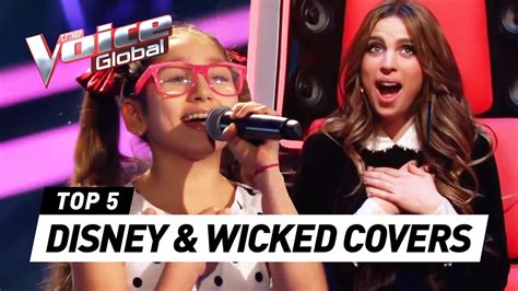 Best Disney And Wicked Auditions In The Voice Kids Youtube