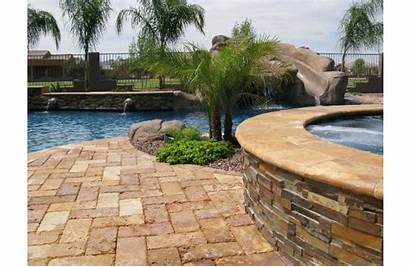 Coping Pool Tuscany Riviera Travertine Tile Thick