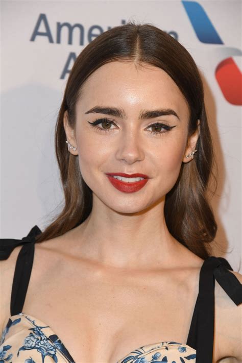 We've laughed, cried, and sat in peaceful silence together. Lily Collins - BAFTA Tea Party in LA 01/05/2019 • CelebMafia