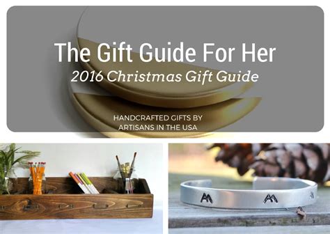 Shop for holiday gifts now and you'll get a ton of great deals on a variety of goods that retailers are discounting desperately to clear their shelves. Unique Christmas 2016 Gifts for Her - All Handcrafted, All ...