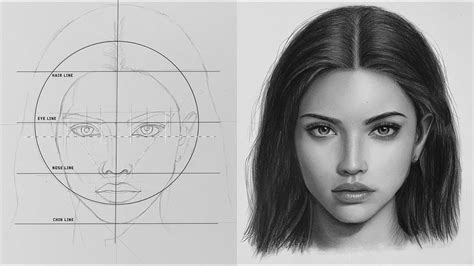 Portrait Drawing Technique Loomis Method Youtube