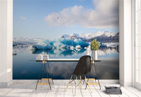 Iceberg Reflection Wall Paper Mural Buy At Ukposters