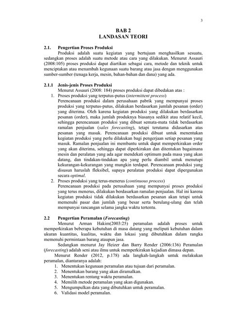 Maybe you would like to learn more about one of these? Contoh Landasan Teori Laporan Kerja Praktek - Kumpulan ...