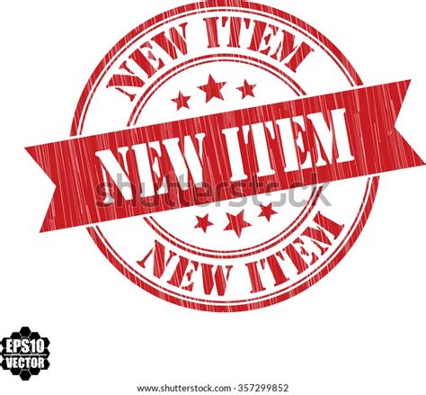 New Item Grunge Rubber Stamp Vector Stock Vector Royalty Free 357299852