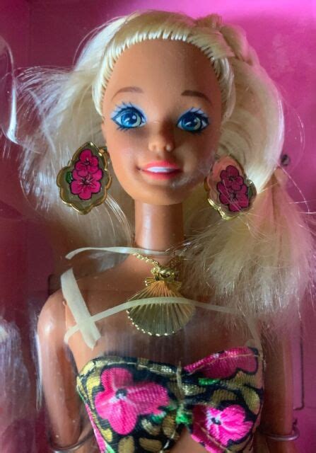 Barbie Tropical Splash Doll 12446 New Never Removed From Box 1994