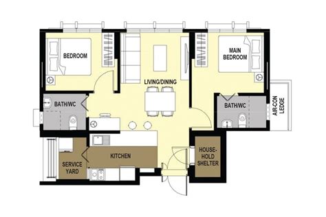 Types Of 3 Room Bto Flat Layouts Which Ones Are Unique Qanvast