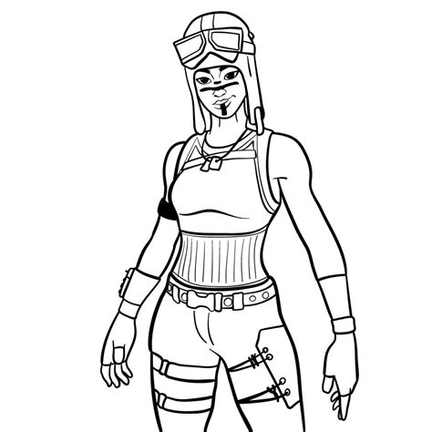 Fortnite Coloring Pages Printable Renegade Raider Porn Sex Picture