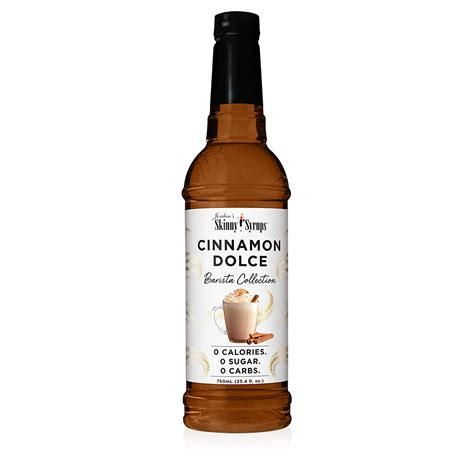Jordan S Skinny Syrups Cinnamon Dolce Sugar Free Flavoring Syrup