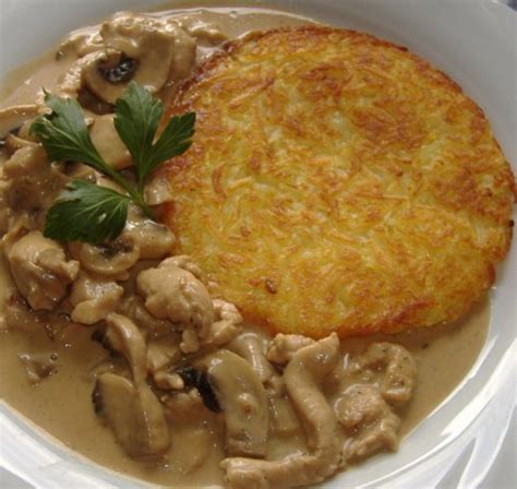 Züricher Geschnetzeltes mit Rösti Rezept kochbar de