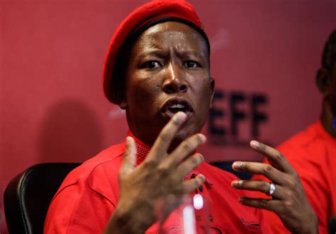 Eff leader julius malema says that a picket will be staged at the offices of the south african health products regulatory authority to demand that they approve vaccines from russia and china. How Julius Malema keeps EFF right on the button