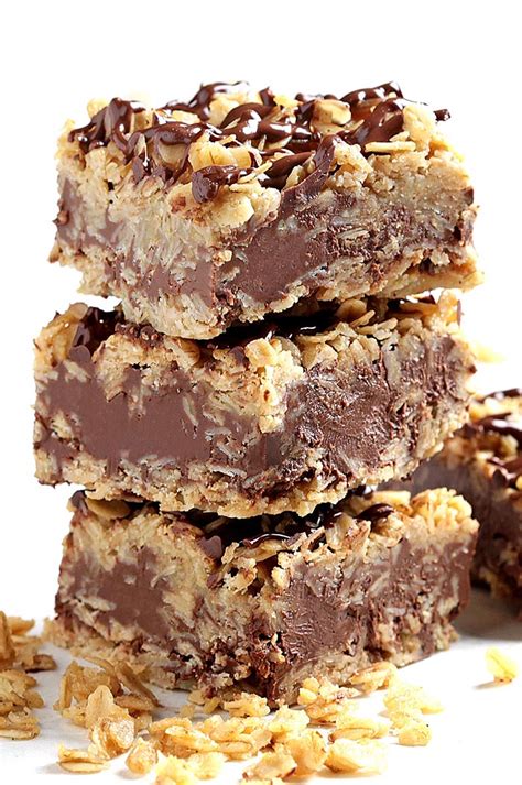 These no bake oatmeal fudge bars contains no butter, flour or sugar. No Bake Chocolate Oatmeal Bars - Sugar Apron | Recipe ...